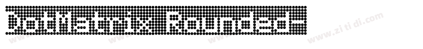 DotMatrix Rounded字体转换
